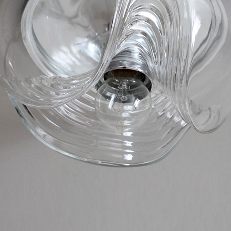 Contemporary Glass Shade Wall Lighting Ideas 1-Light Wall Sconce Lighting