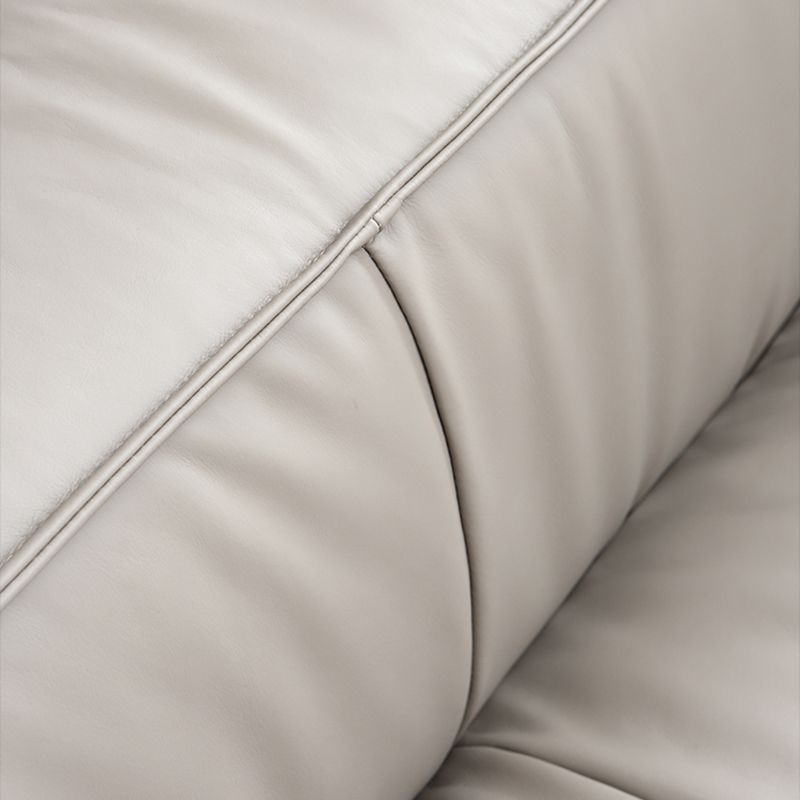 25.59" H Square Arm Modern Sofa with Tight Back Brown Sofa for Living Room