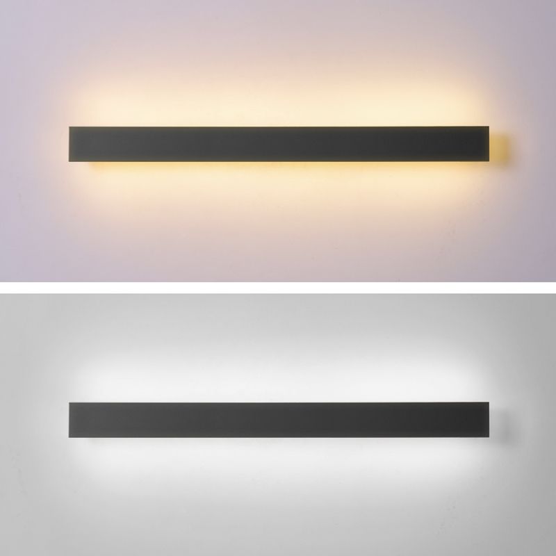 Moderner minimalistischer Stil linearer Wandleuchten Iron 1 leichte Leuchten