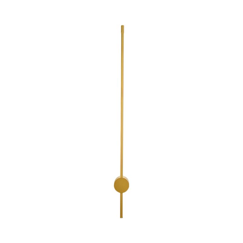 Minimalist Linear Wall Lighting Ideas Metal 47"/57" Width LED Bedside Wall Light Sconce in Gold