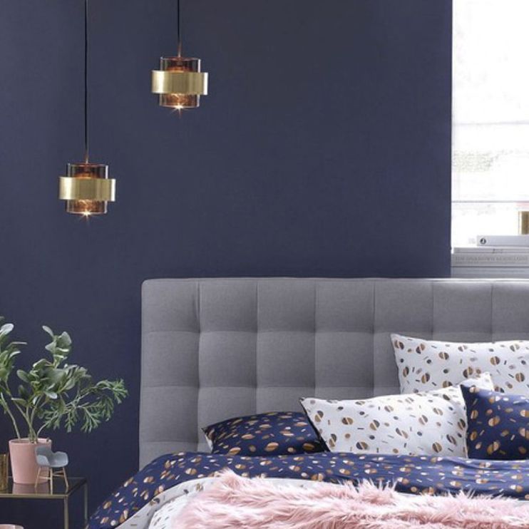 Goldzylinder Suspension Anhänger zeitgenössischer Stil Metall Decke Anhänger Licht für Schlafzimmer