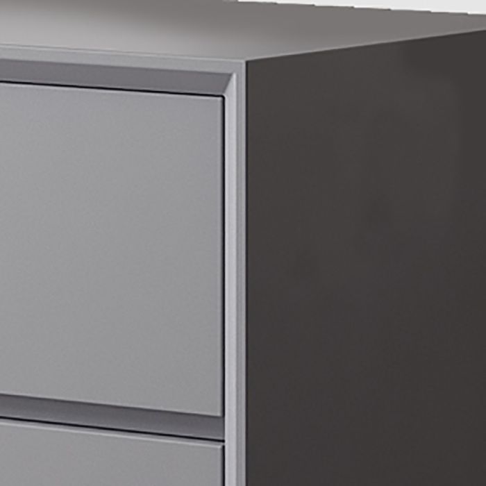 Contemporary Storage Chest Dresser 8 Drawers Storage Chest , 15.6 Inch Width