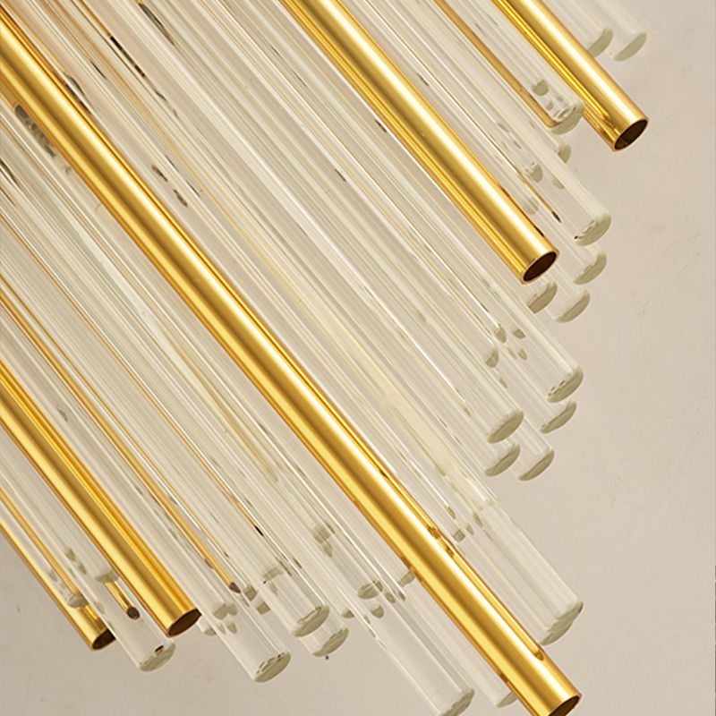 2 Lichter Wandleuchten mit klarem Kristallschatten postmoderner Stillicht für Schlafzimmer