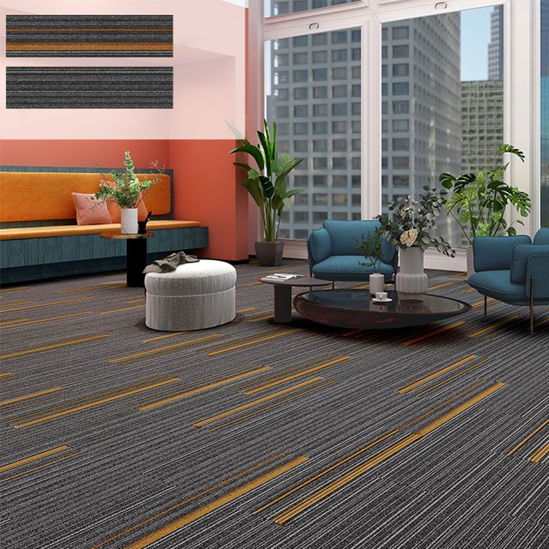 Modern Carpet Tiles Self Adhesive Multi Level Loop Fire Resistant Carpet Tile