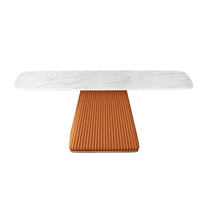 Glam 1/2/5/7 Pieces Dining Set Rectangle Sintered Stone Dining Furniture Set