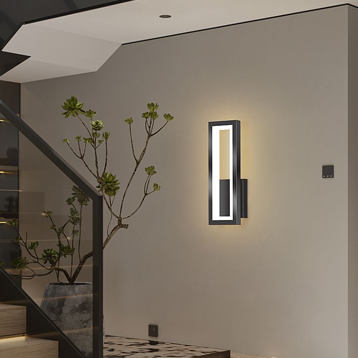 Rechthoekige wandverlichting armaturen moderne minimalistische stijl acryl wandlicht
