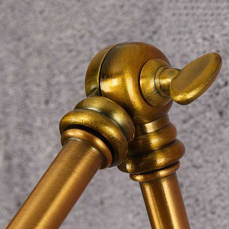 Modern Wall Light Fixture Metal 1 Light Wall Mounted Lighting in Gold Finish