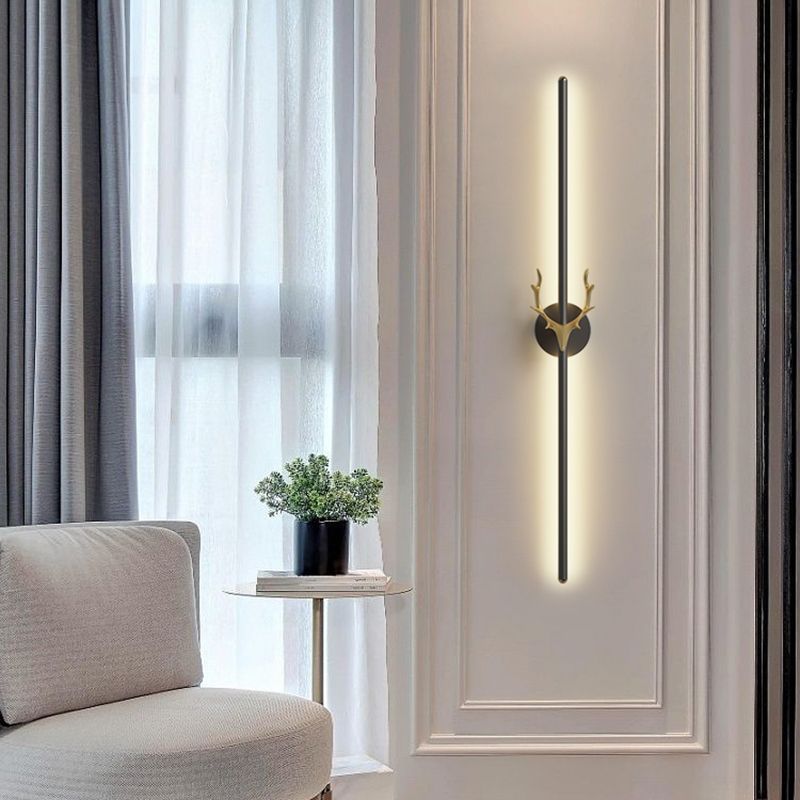 Lumière murale en métal de style moderne Minimaliste de bande LED LED GALCE LEUR POUR LA CHAMBRE