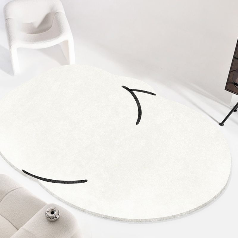 Novelty Cloud Design Rug Polyester Indoor Rug Non-Slip Backing Area Carpet for Living Room
