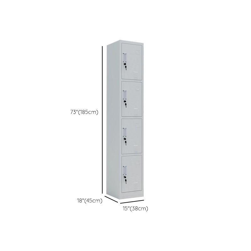 15"L White Wardrobe Armoire Modern Storage Cabinet for Home Use