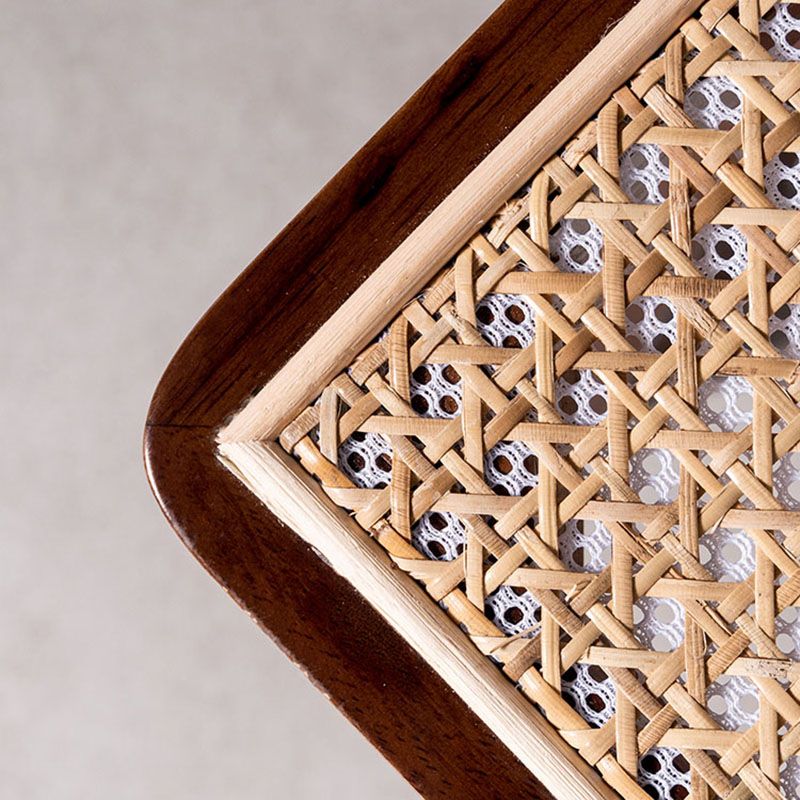 Contemporary Kitchen Chairs Dining Open Back Armless Side Chairs with Wooden Legs