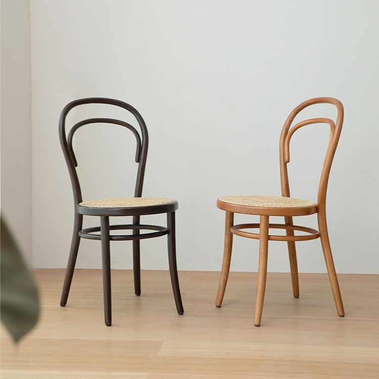 Silla de madera tradicional para comedor, cocina, silla trasera Windsor