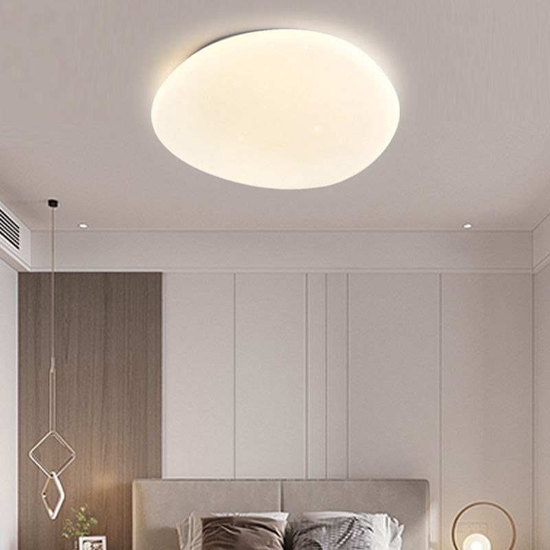 LED Flush Mount Lamp Acrylic Shade Ceiling Light for Living Room Dining Room