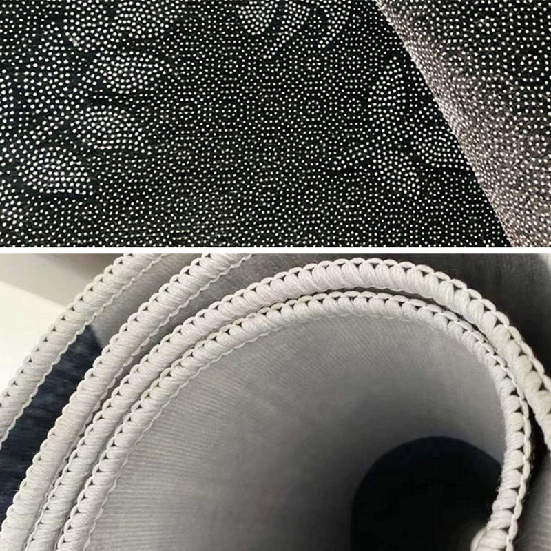 Gorgeous Polyester Carpet Modern Gray Tone Indoor Rug Living Room Area Rug with Non-Slip Backing