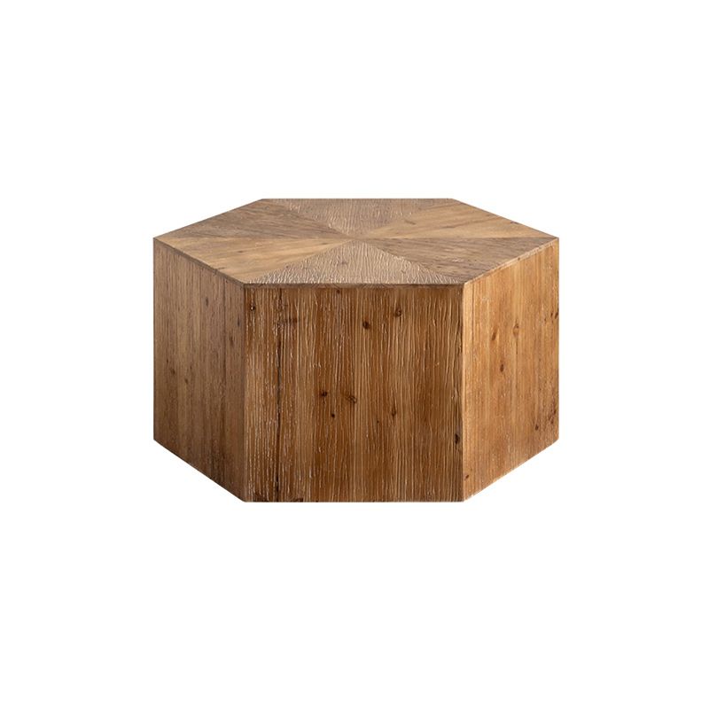Scandinavian Square Coffee Table Wooden Cocktail Table for Living Room