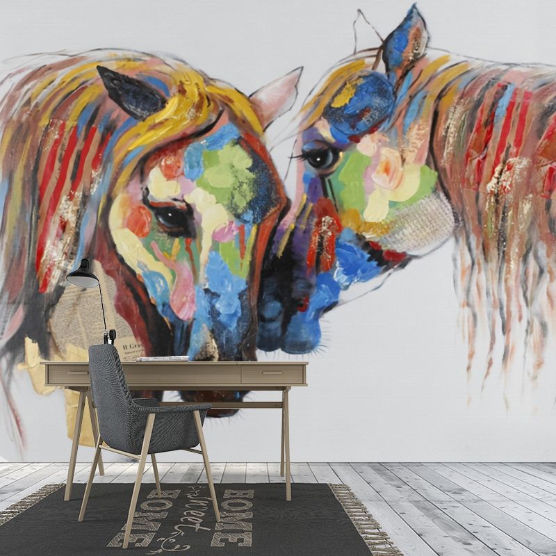 Cool Horse Wall Mural for Commercial Use Novelty Wall Covering, Made to Measure