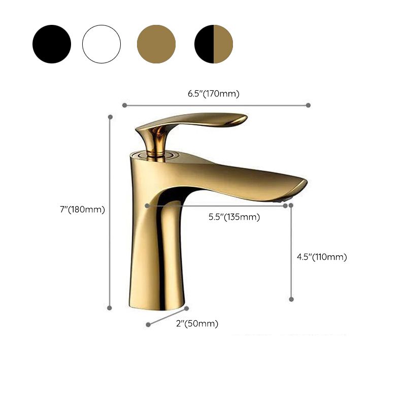 Glam Style Faucet One Lever Handle Vessel Sink Bathroom Faucet