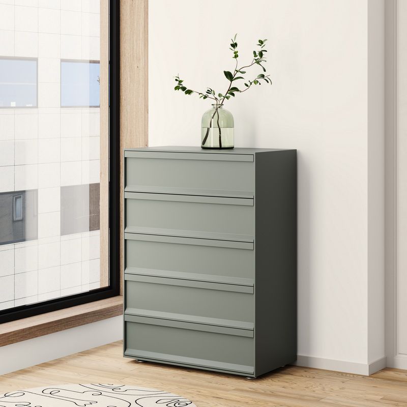 Modern Vertical Lingerie Chest Wood Storage Dresser for Room