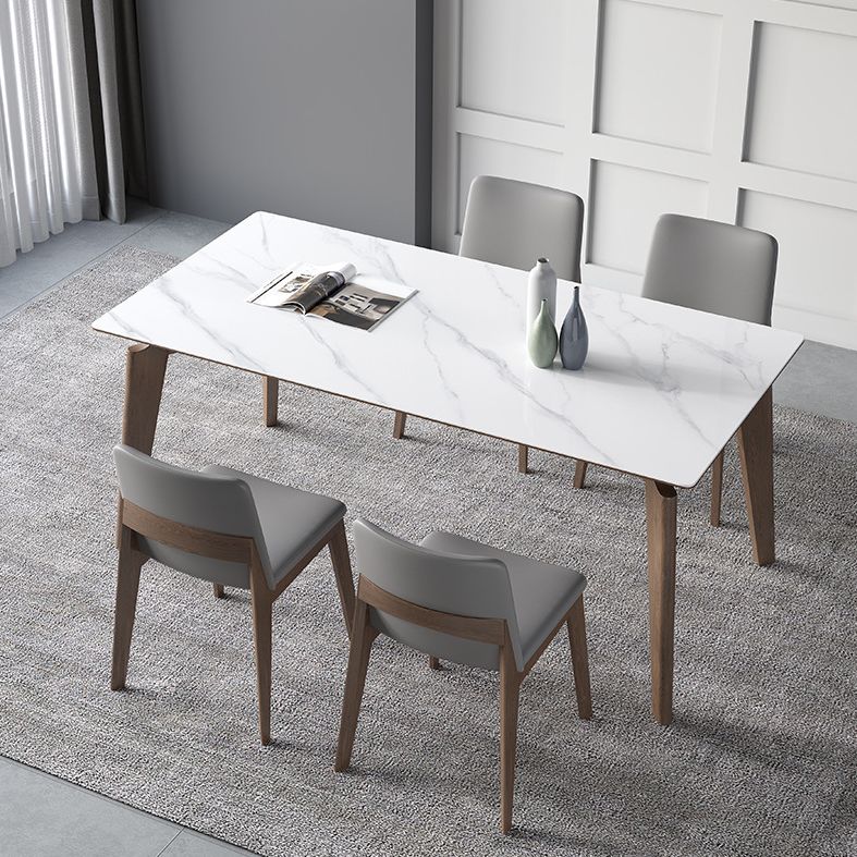 Modern Style Solid Wood Dining Set 1/2/4/5/7 Pieces Dining Set for Dining Areas