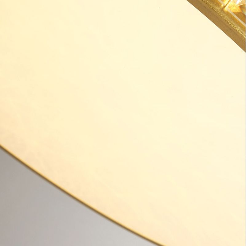 Moderne luxe geometrische inbouw smeedijzeren plafondlamp voor binnen met kristallen kap