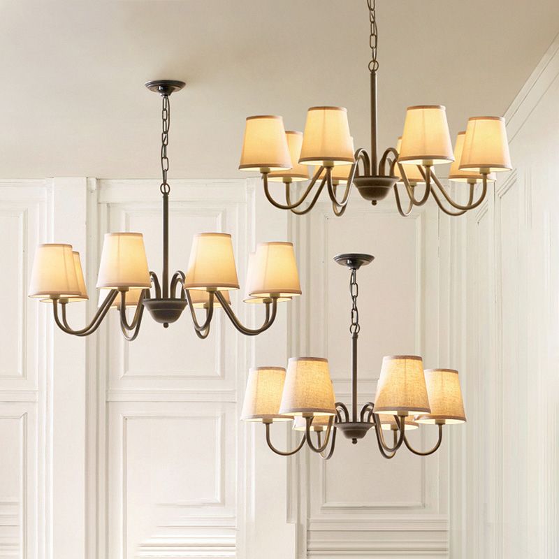 Luminaires suspendus à plusieurs têtes