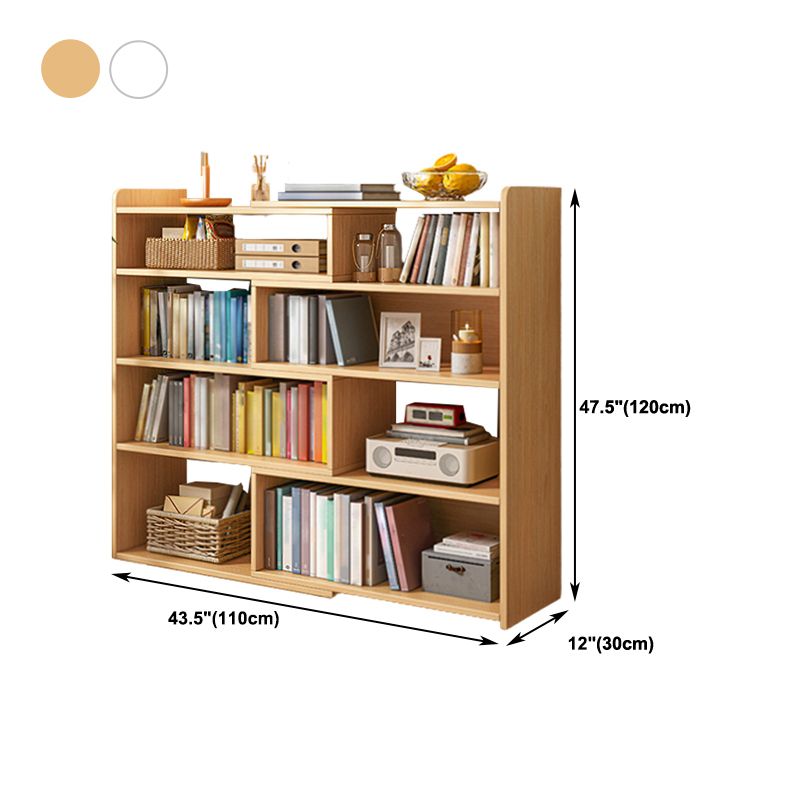 Flexible Bookshelf Contemporary Style Bookcase for Study Room and Office