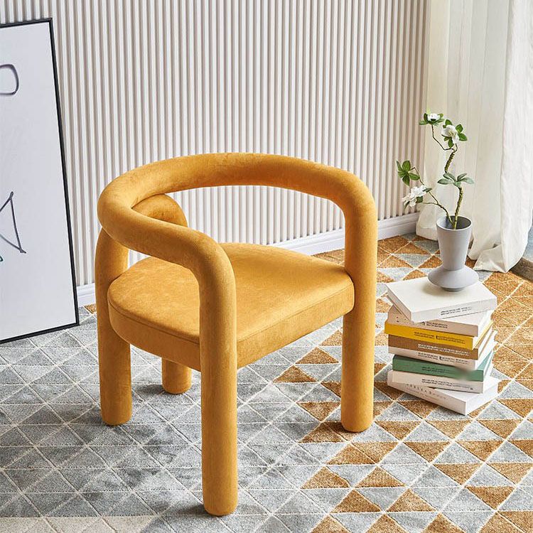 Contemporary Upholstered Side Chairs Open Back Side Chair for Home