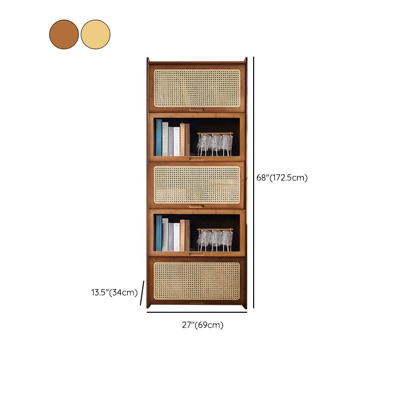 Minimalistic Solid Wood Accent Cabinet Rectangle Storage Cabinet