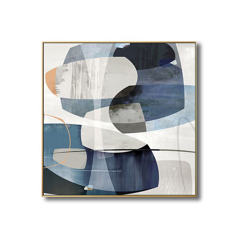 Textured Fabulous Abstract Art Canvas Scandinavian Painting for Bathroom, Multiple Sizes