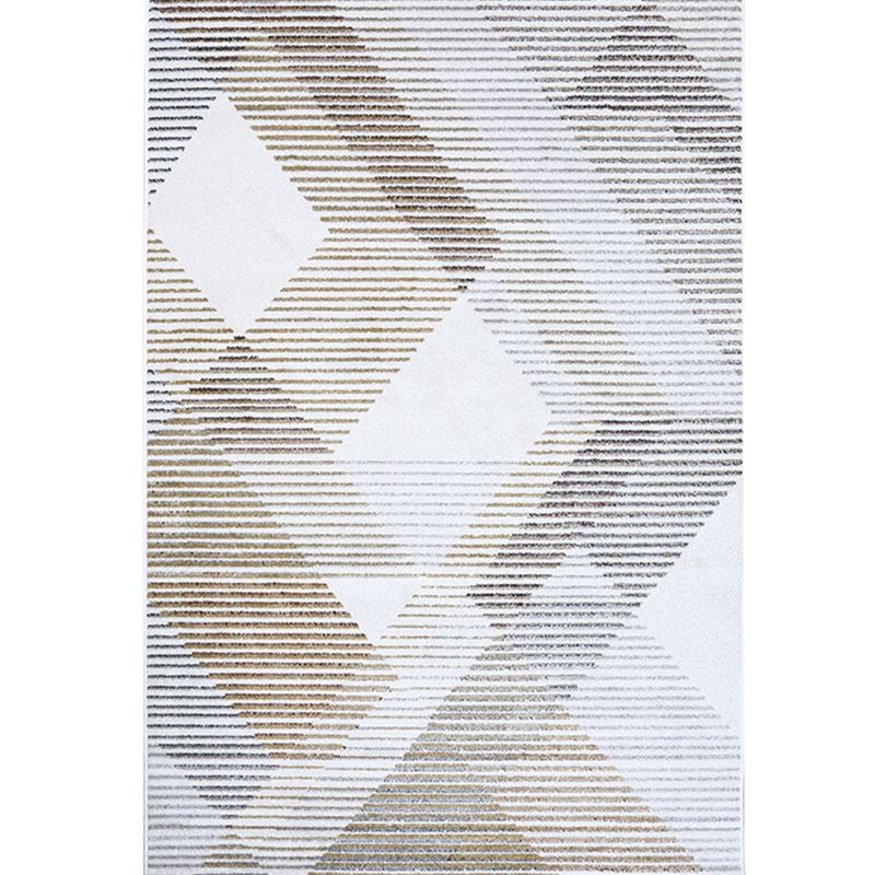 Trendiger Deko-Teppich, mehrfarbig, geometrisches Muster, Innenteppich, Polyester, rutschfeste Unterseite, haustierfreundlicher Teppich
