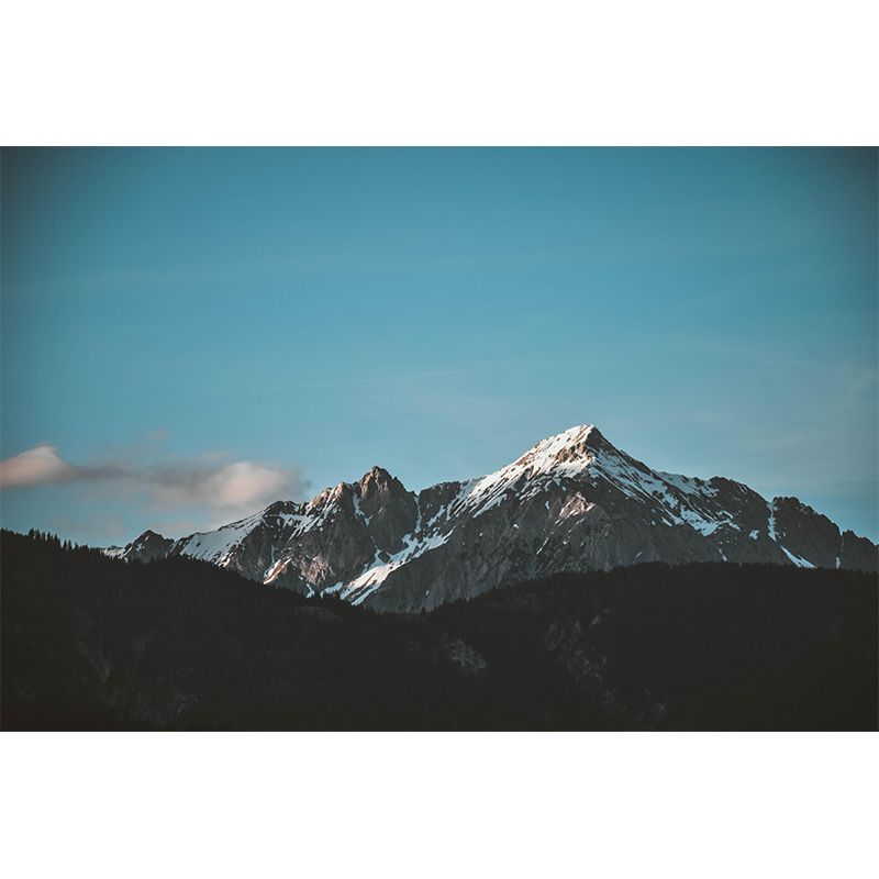 Blue Sky Style Mountain Wall Mural Wallpaper Photography Mildew Resistant for Wall Decor