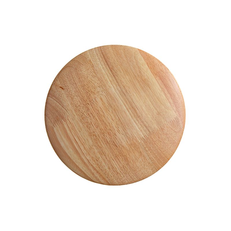 Wooden Wall Sconce Lighting Modern Round Disc Shape Wall Lamp for Bedroom