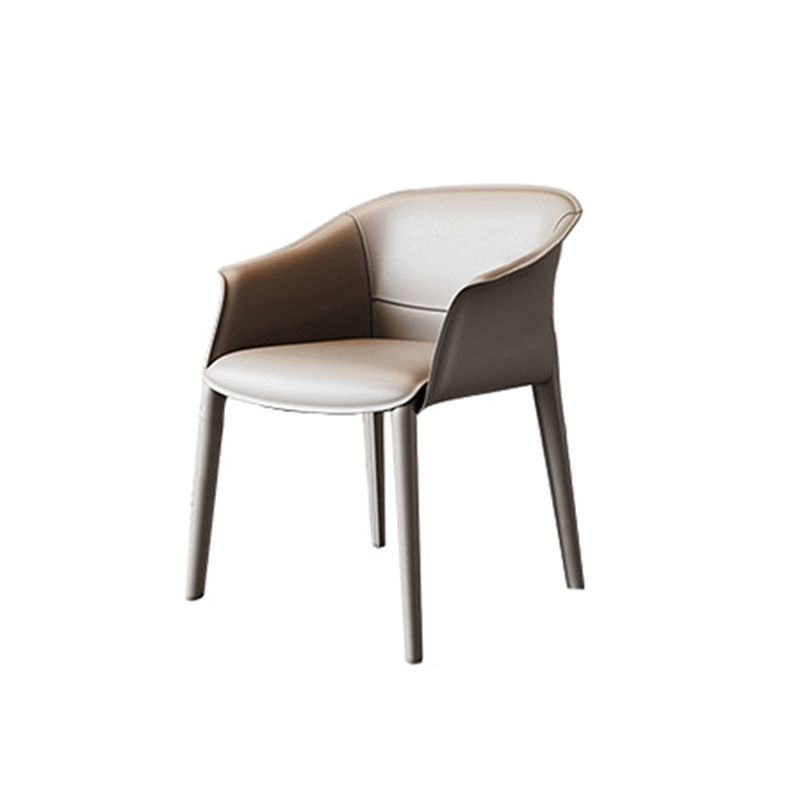 Arms Included Barrel Chair Barrel Sloped Arm Accent Chair with Legs