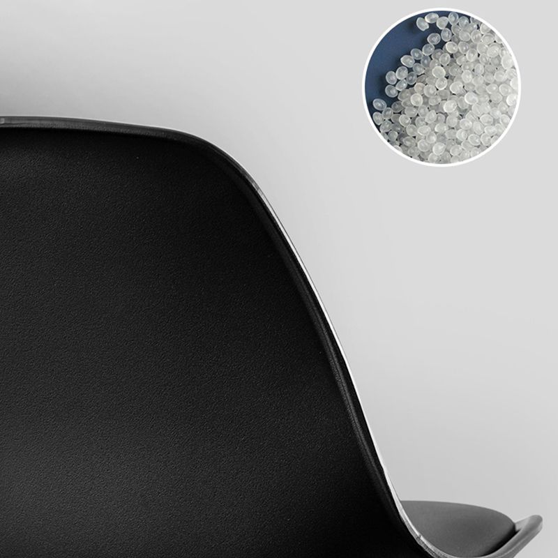 Modern Bucket Adjustable Height Swivel Bar Stool with Metal Base