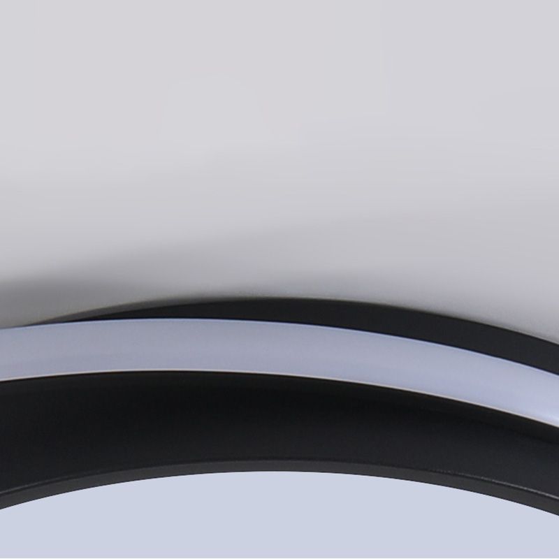 Modern Acrilico Flush Montaggio Lampada a LED Lotto LED Montaggio Soffitto Light Fixtures in Nero