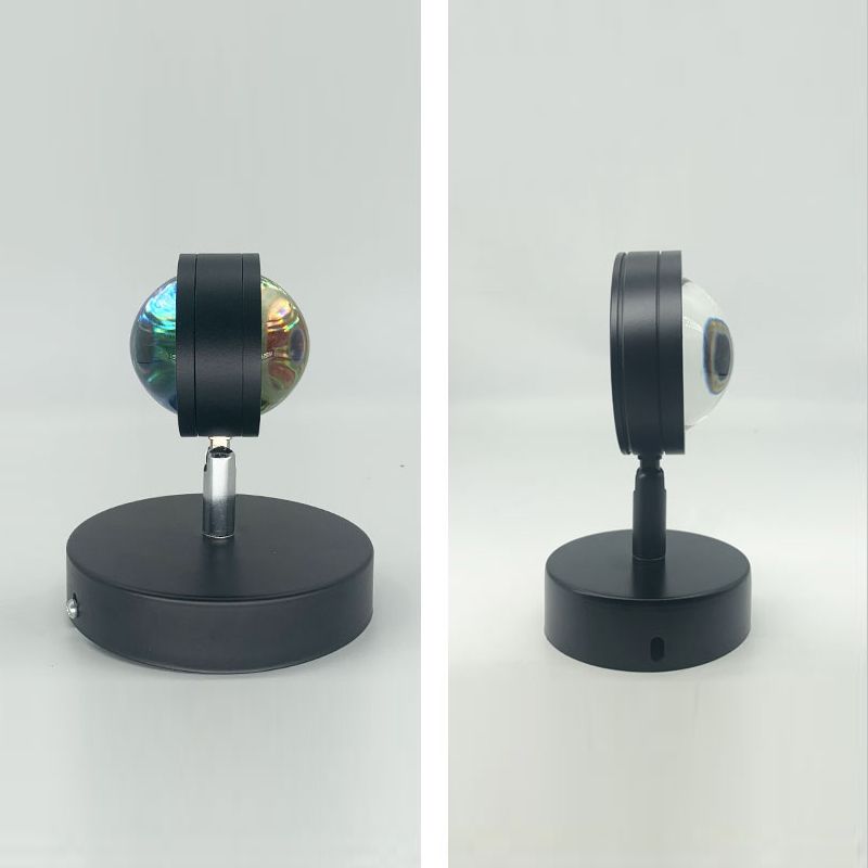 Moderne Stil runde Wandlampen Metall Multi -Leuchten Wandbeleuchtung Armaturen