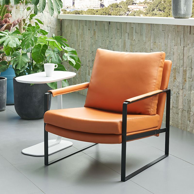 Upholstered Lounge Chair Arms Included Chair for Living Room