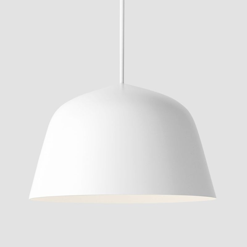 Metal Bowl Shape Hanging Pendant Light Nordic Suspension Pendant Light