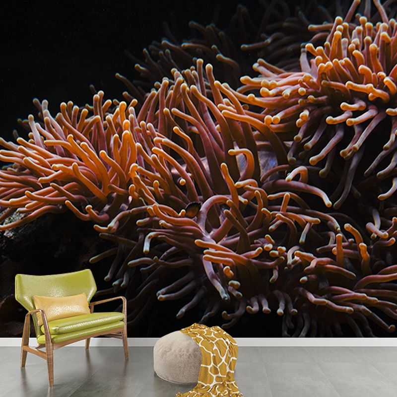 Undersea Environment Friendly Mural Wallpaper Tropical Beach Style Bathroom Wall Mural