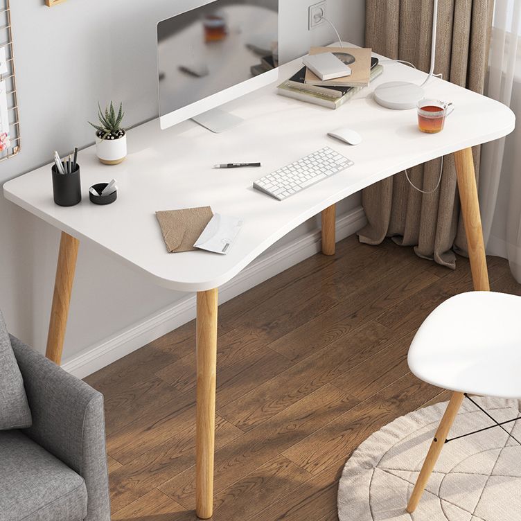 Modern Freeform Home Writing Desk Dormitory Artificial Wood Office Desk