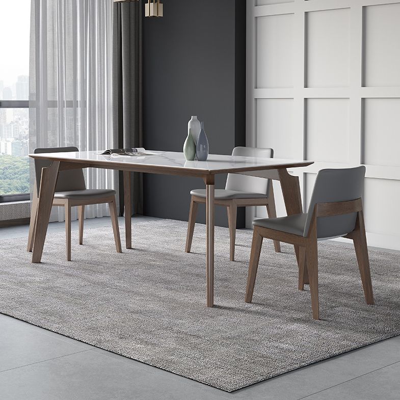 Modern Style Solid Wood Dining Set 1/2/4/5/7 Pieces Dining Set for Dining Areas