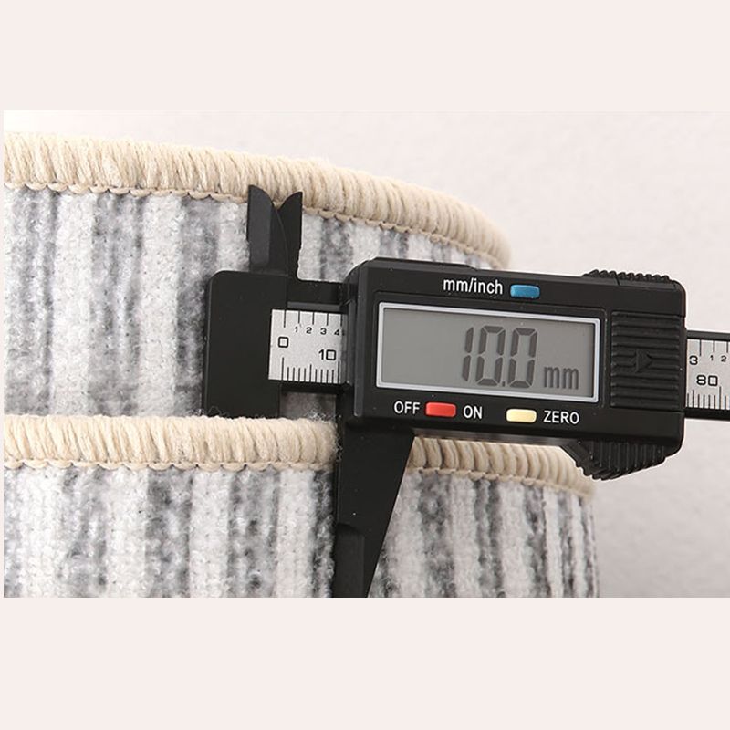 Yellow Tone Modern Area Carpet Polyester Banded Indoor Rug Anti-Slip Backing Carpet for Home Decor