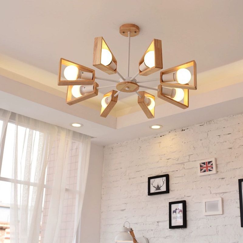 Living Room Japanese Style Chandelier Lighting Fixture Modern Chandelier Pendant Light