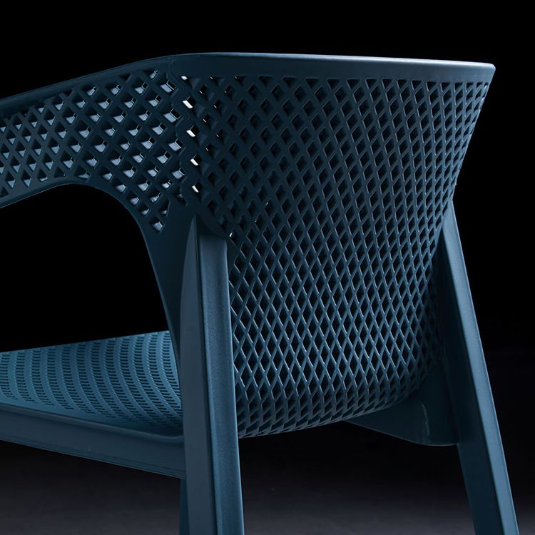 Silla de comedor de plástico de estilo moderno, sillas de comedor apilables para cocina