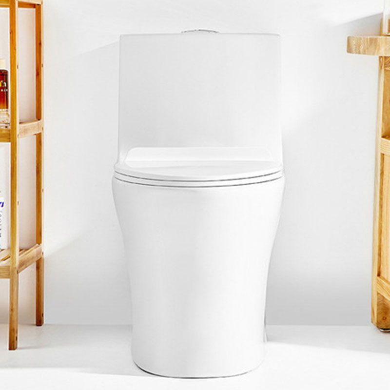 All-In-One Elongated Toilet Dual Flush Siphon Jet Water Saving Toilet with Toilet Seat