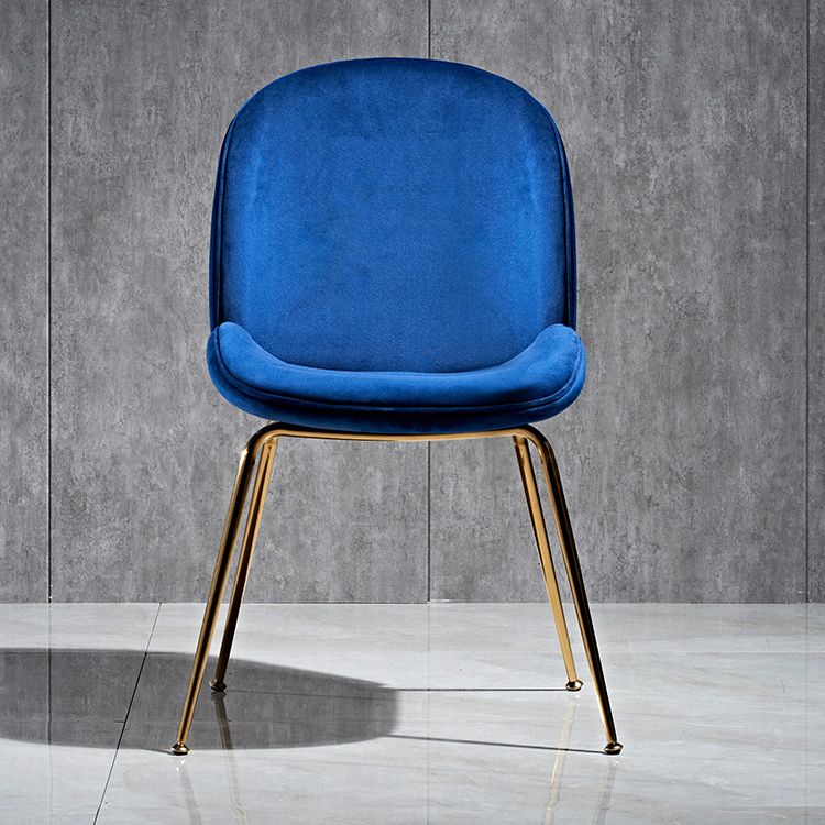 Glam Style Dining Chair Upholstered Dining Room Chair for Indoor