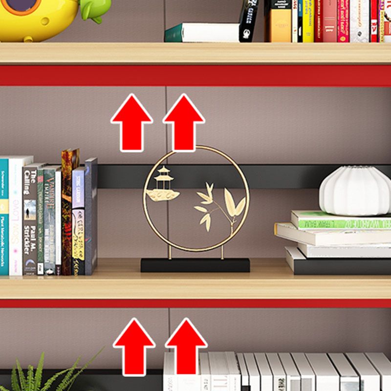 Industrial Manufactured Wood Book Shelf 16-inch Etagere Shelf