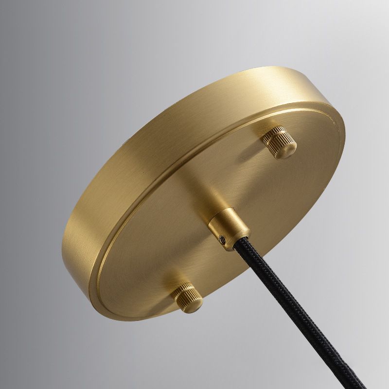 One-Light Unique Shape Cafe Hanging Light  Contemporary Gray Glass Drop Pendant