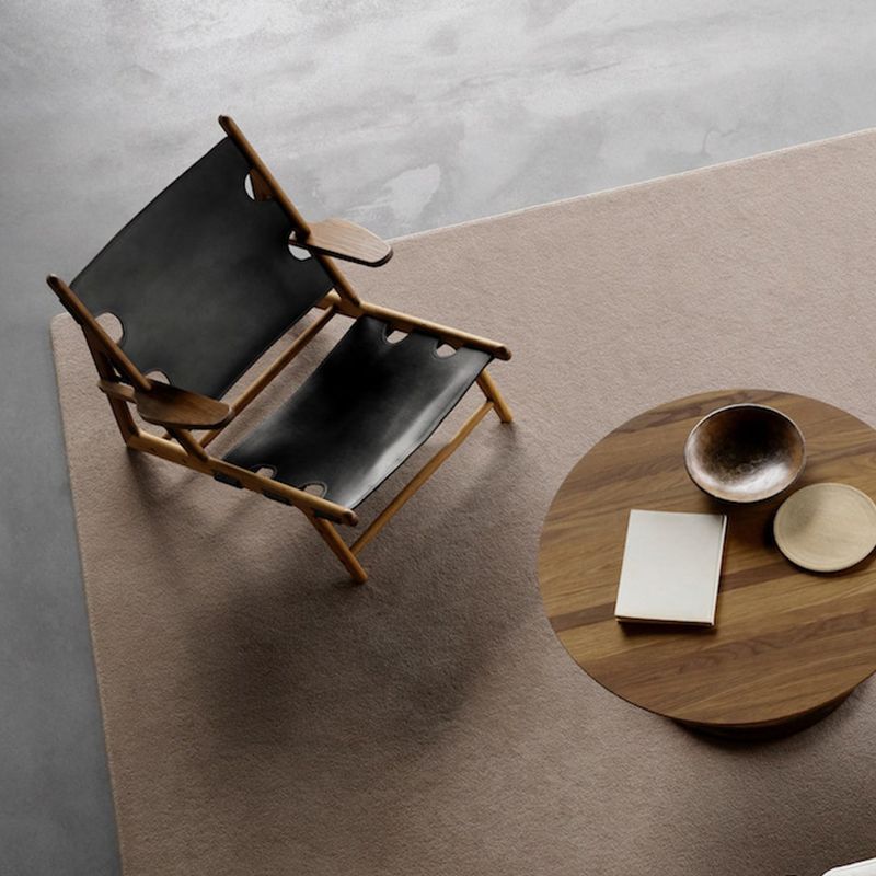 Reclining Lounge Chair Solid Wood Frame Chair for Living Room