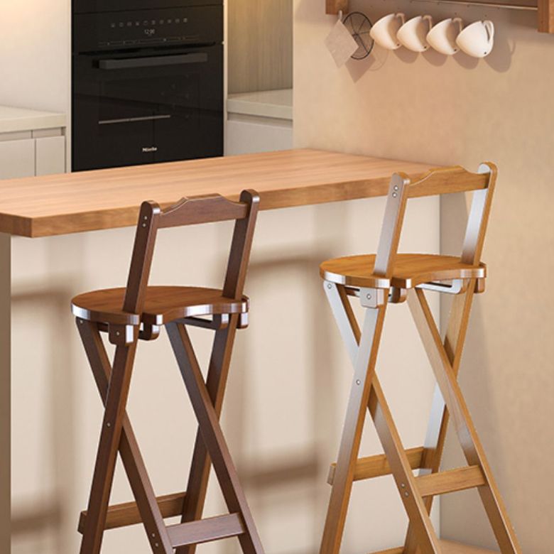 Contemporary Counter Chair Armless Counter-height Stool for Living Room